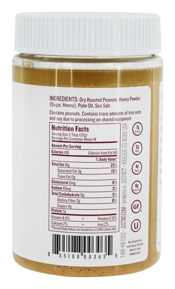 Comprar Mistura De Manteiga De Amendoim - 16 oz. Justin's Nut Butter - Imagem 2