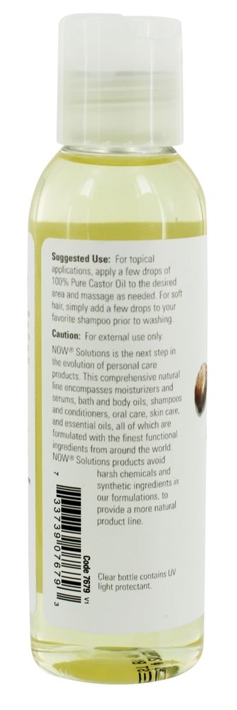 Comprar NOW Solutions Óleo de Rícino - 4 fl. oz. NOW Foods - Imagem 3