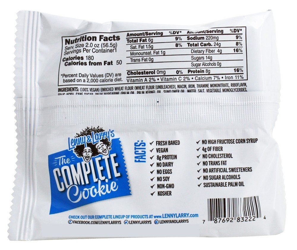 Comprar O biscoito completo de chocolate - 2 oz. Lenny & Larry's - Imagem 2