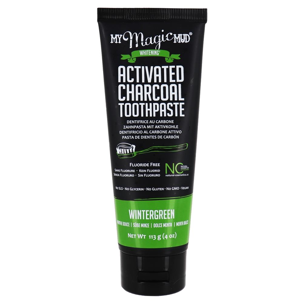 Comprar Carvão Ativado Clareador de Clareamento sem Fluoreto Wintergreen - 4 oz. My Magic Mud - Imagem 2