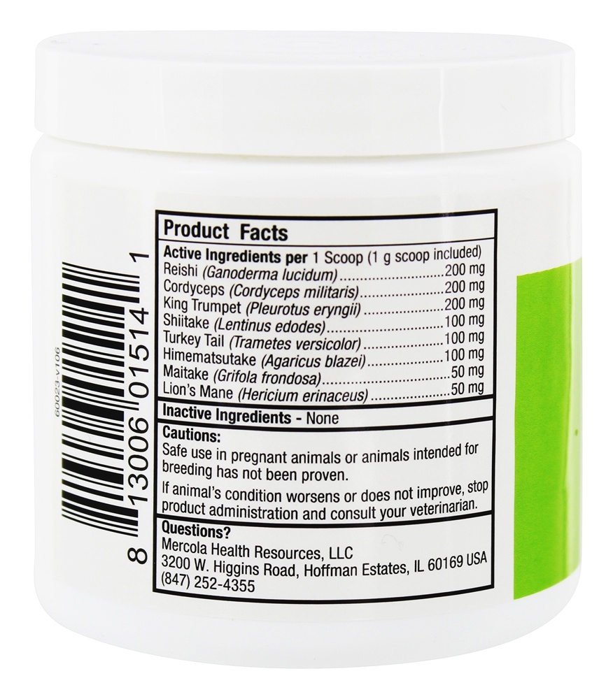 Comprar Complexo Cogumelo Orgânico Para Animais De Estimação - 2.1 oz. Dr. Mercola - Imagem 2