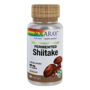 Comprar Cogumelo Shiitake fermentado orgânico Grown 500 mg. - 60 Cápsula (s) vegetal (s) Solaray