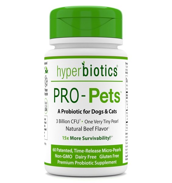 Comprar PRó-Animais de estimação Probiotic para Cães & Gatos Natural Carne Sabor 3 Bilhões de UFC - 60 Micro-pérolas Hyperbiotics