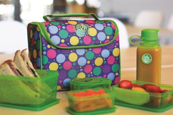 Comprar Lancheira sem lixo com recipientes para alimentos sem BPA Azul New Wave Enviro Products - Imagem 5