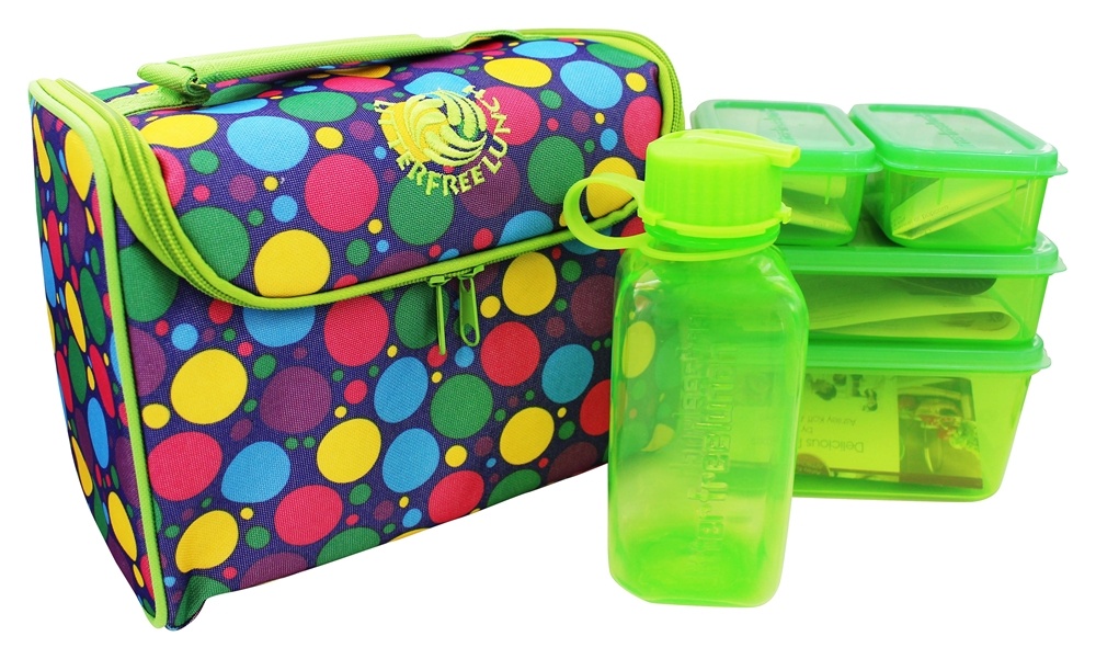 Comprar Lancheira sem lixo com recipientes para alimentos sem BPA Rosa New Wave Enviro Products
