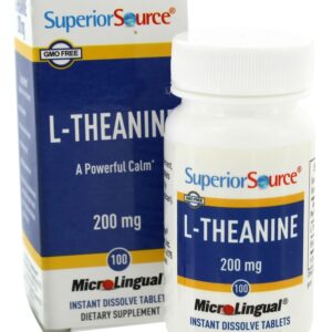 Comprar L-Teanina 200 mg. - 100 Tablets de dissolução rápida Superior Source