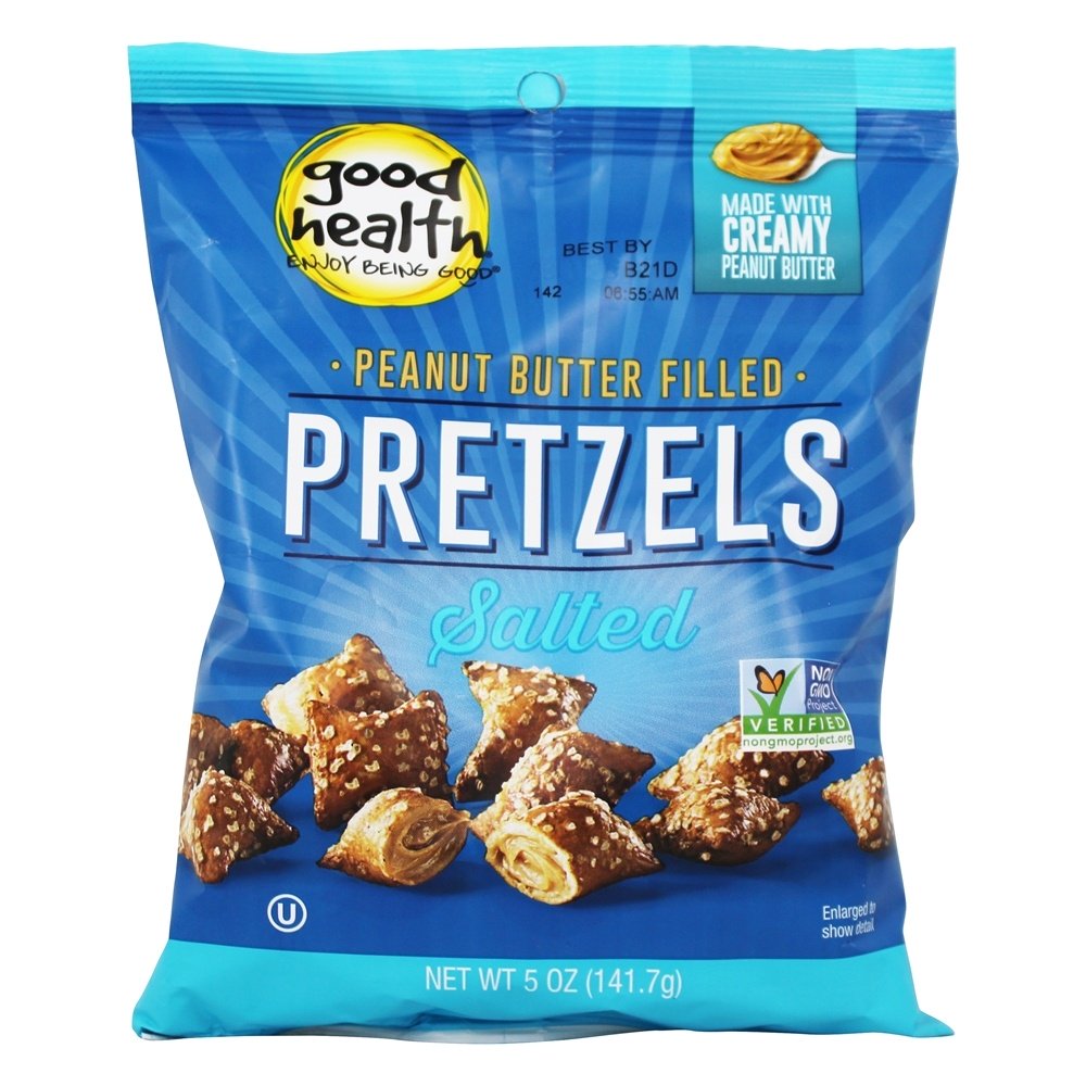 Comprar Pretzels cheios de manteiga de amendoim salgados - 5 oz. Good Health Natural Foods