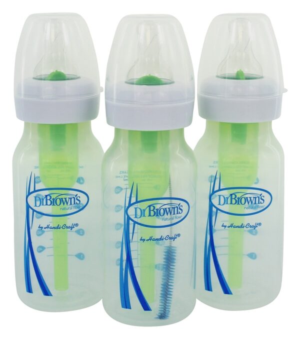 Comprar Frascos de opções de fluxo natural 0 Meses + 3 Pacote - 4 oz. Dr. Brown's - Imagem 4