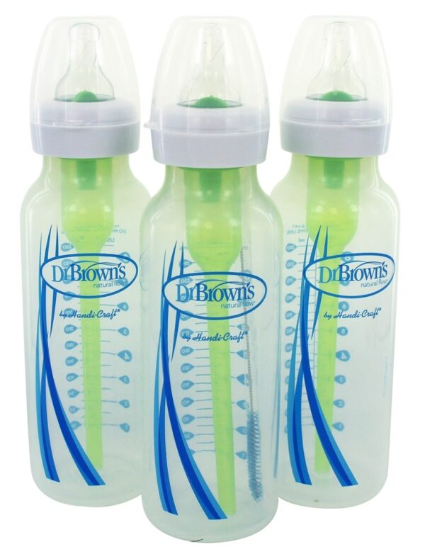 Comprar Frascos de opções de fluxo natural 0 Meses + 3 Pacote - 8 oz. Dr. Brown's - Imagem 4