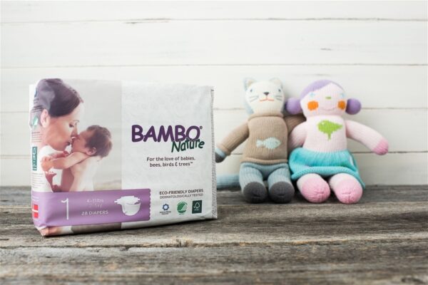 Comprar Bebê Fraldas Etapa 1 Recém-nascido (4-11 lbs.) - 28 Fralda (s) Bambo Nature - Imagem 5