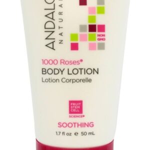 Comprar 1000 Loção Corporal Suavizante de Rosas - 1.7 fl. oz. Andalou Naturals