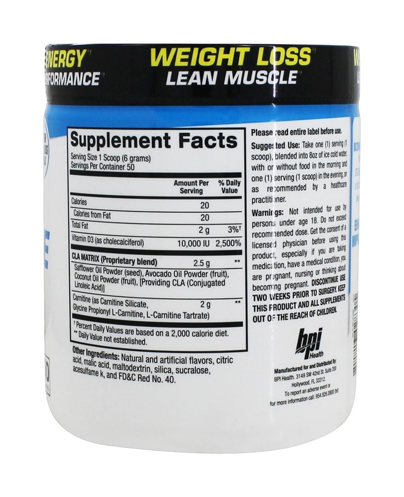 Comprar Congelamento da melancia do músculo magro da perda de peso do CLA + Carnitine - 10.58 oz. BPI Sports - Imagem 2