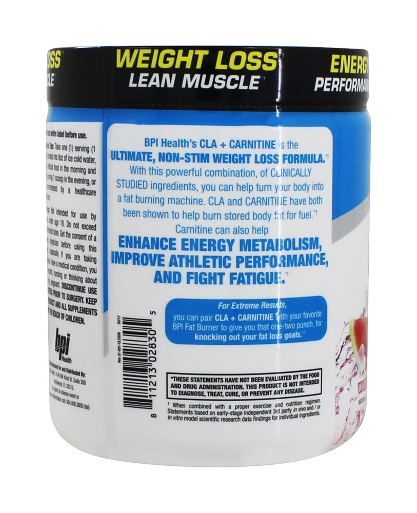 Comprar Congelamento da melancia do músculo magro da perda de peso do CLA + Carnitine - 10.58 oz. BPI Sports - Imagem 3