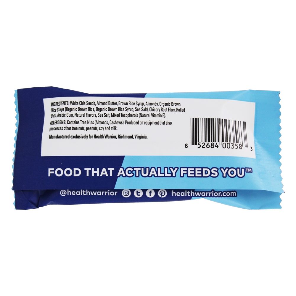 Comprar Chia Bar De Amêndoa De Baunilha - 0.88 oz. Health Warrior - Imagem 2