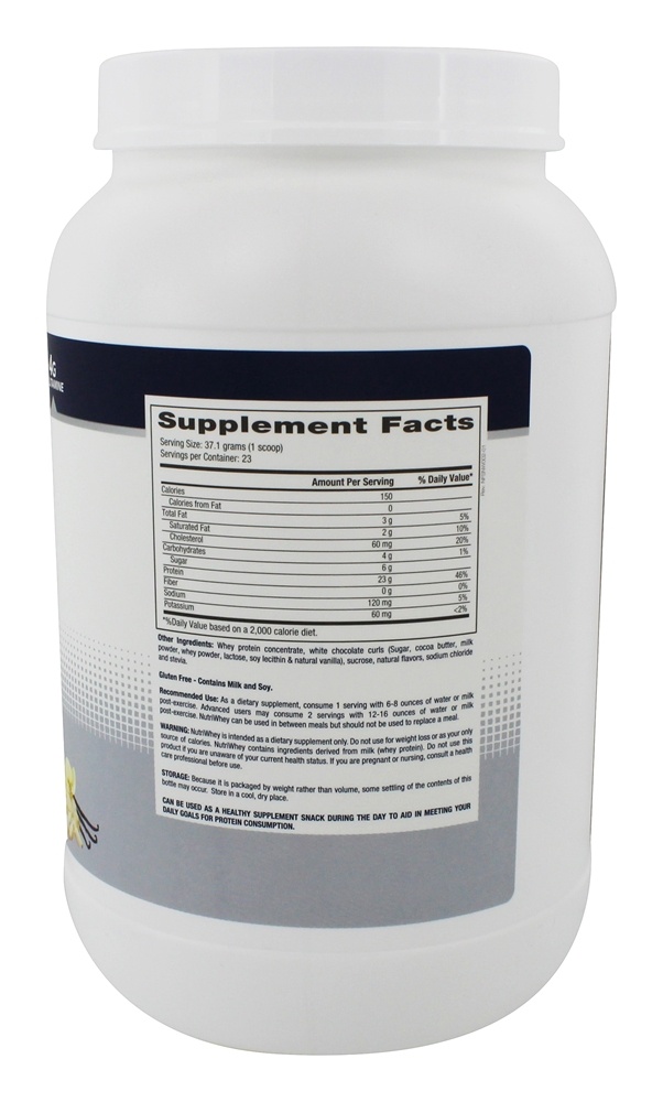 Comprar Nutriwhey Todos-Natural Soro de leite coalhado Proteína Pó Baunilha - 1.88 lbs. NF Sports - Imagem 2