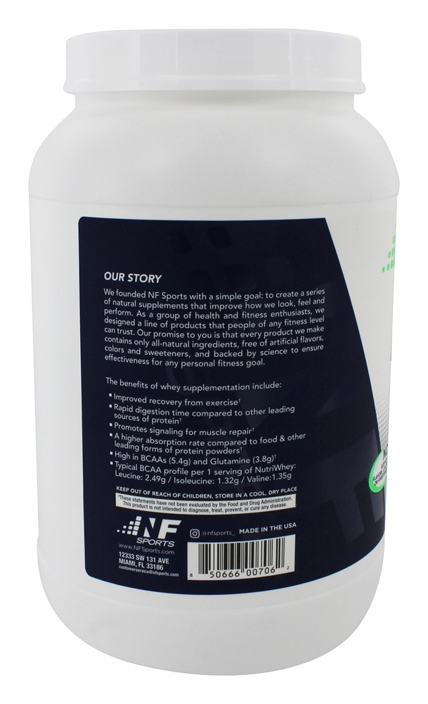Comprar Nutriwhey Todos-Natural Soro de leite coalhado Proteína Pó Baunilha - 1.88 lbs. NF Sports - Imagem 3