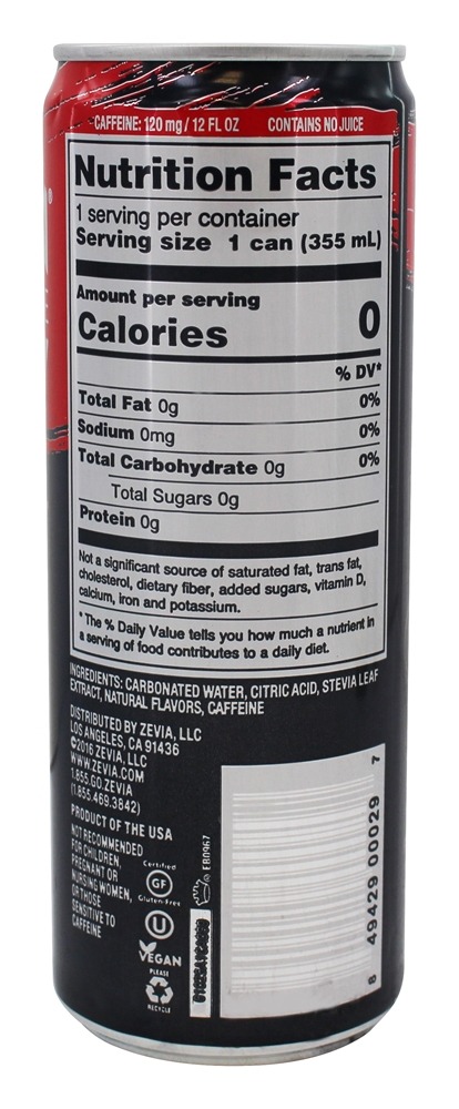 Comprar Toranja Zero com Bebida Energética Calórica - 12 fl. oz. Zevia - Imagem 2