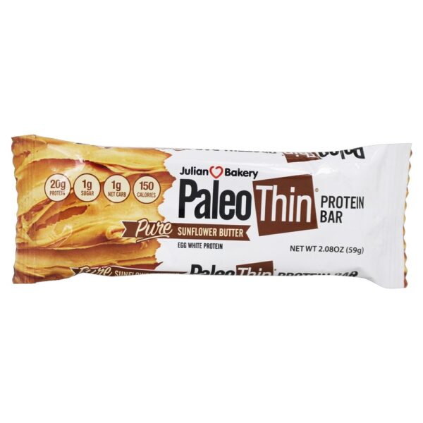 Comprar Paleo Proteína Bar Pure Girassol Manteiga - 12 Barras Julian Bakery - Imagem 4