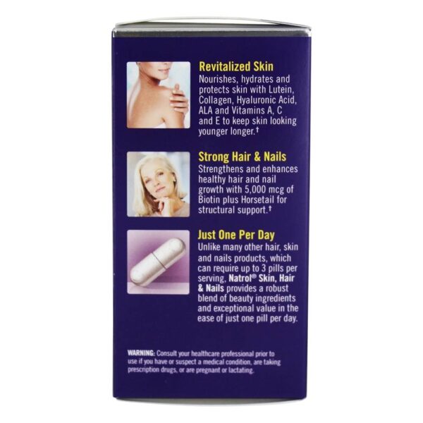 Comprar Pele, Cabelo e Unhas Beleza Avançada - Cápsulas 60 Natrol - Imagem 4