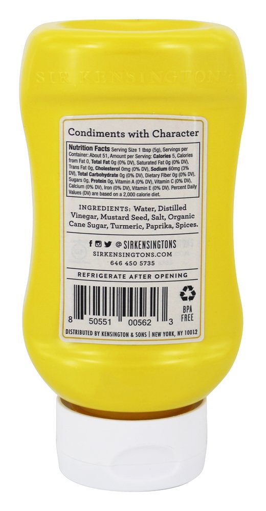 Comprar Mostarda Amarela - 9 oz. Sir Kensington's - Imagem 2