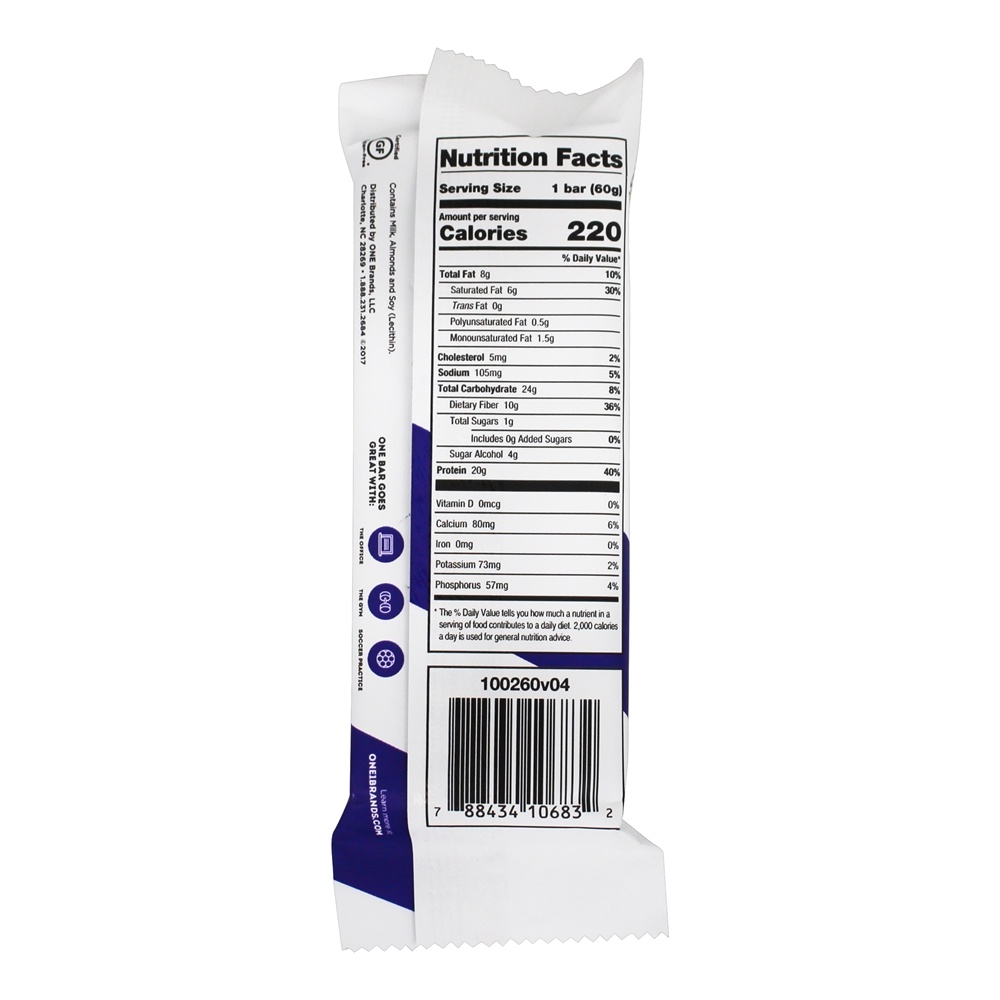 Comprar UM sapateiro de mirtilo de barra de proteína - 2.12 oz. Anteriormente OhYeah! Uma barra ISS Research - Imagem 2
