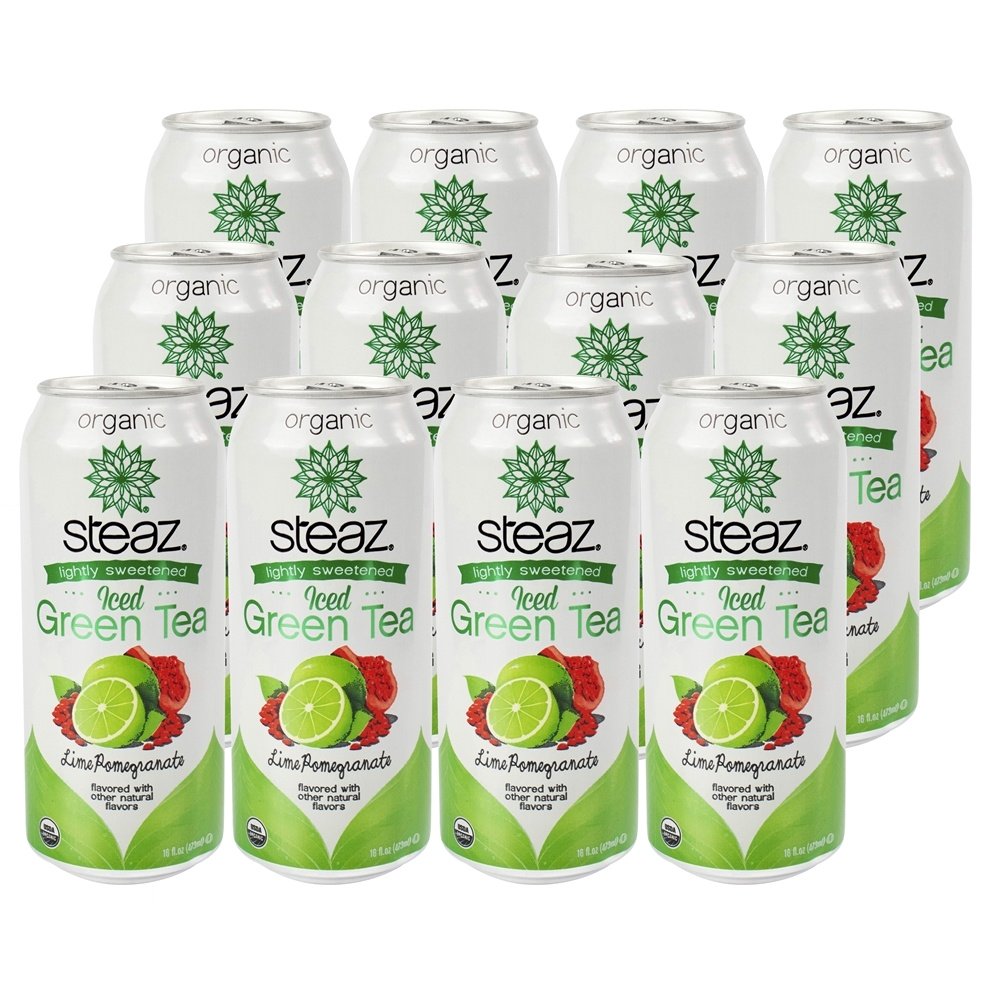Comprar Sweetly Iced Chá Verde Gelado De Limão Romã - 12 Can (es) Steaz