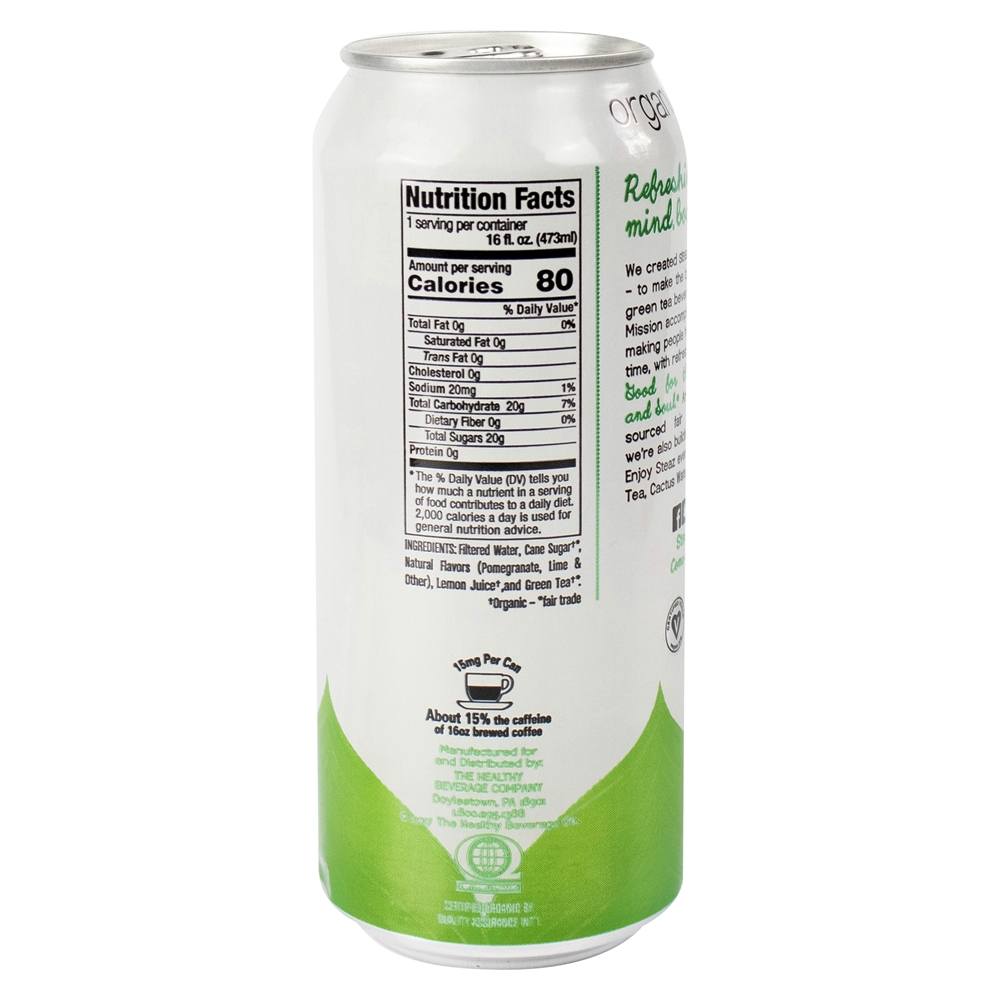 Comprar Sweetly Iced Chá Verde Gelado De Limão Romã - 12 Can (es) Steaz - Imagem 2
