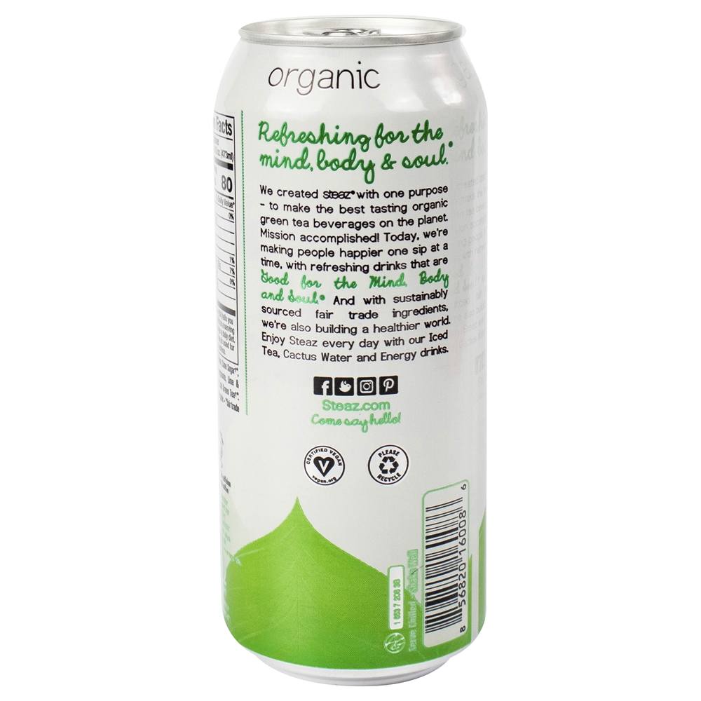 Comprar Sweetly Iced Chá Verde Gelado De Limão Romã - 12 Can (es) Steaz - Imagem 3