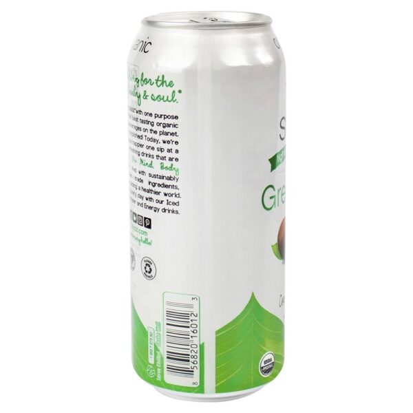 Comprar Chá verde gelado levemente adoçado com água de coco - 12 Can (es) Steaz - Imagem 4