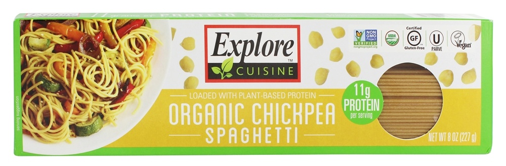 Comprar Espaguete de grão de bico orgânico - 8 oz. Explore Cuisine