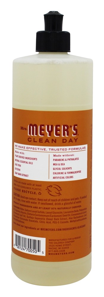 Comprar Dia limpo líquido prato sabonete de maçã cidra - 16 fl. oz. Mrs. Meyer's - Imagem 2