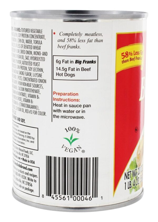 Comprar Grandes Francos Veganos - 1.25 lb. Loma Linda - Imagem 4