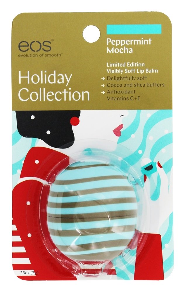 Comprar Férias Coleção Visivelmente Macio Lábio Bálsamo Esfera Hortelã-pimenta ágata - 0.25 oz. Edição limitada EOS Evolution of Smooth