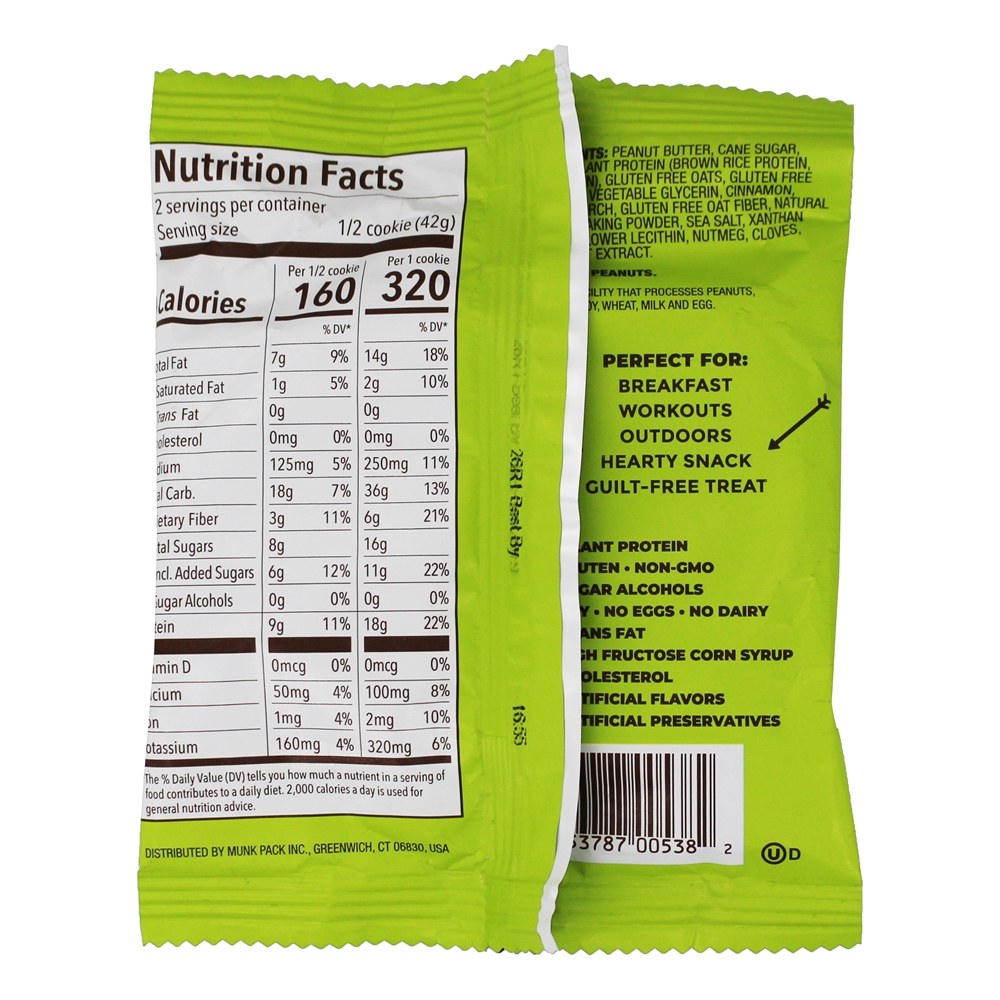 Comprar Tempero De Aveia De Biscoito De Proteína Soft-Baked - 2.96 oz. Munk Pack - Imagem 2