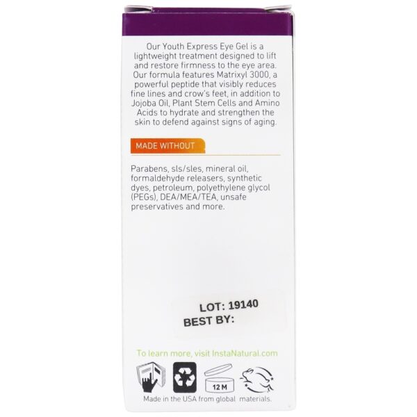 Comprar Juventude Expresso Olho Gel - 0.5 fl. oz. InstaNatural - Imagem 4