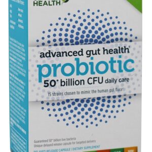 Comprar Probiótico avançado para a saúde intestinal 50 milhões de CFU - 30 Tampas veganas Genuine Health