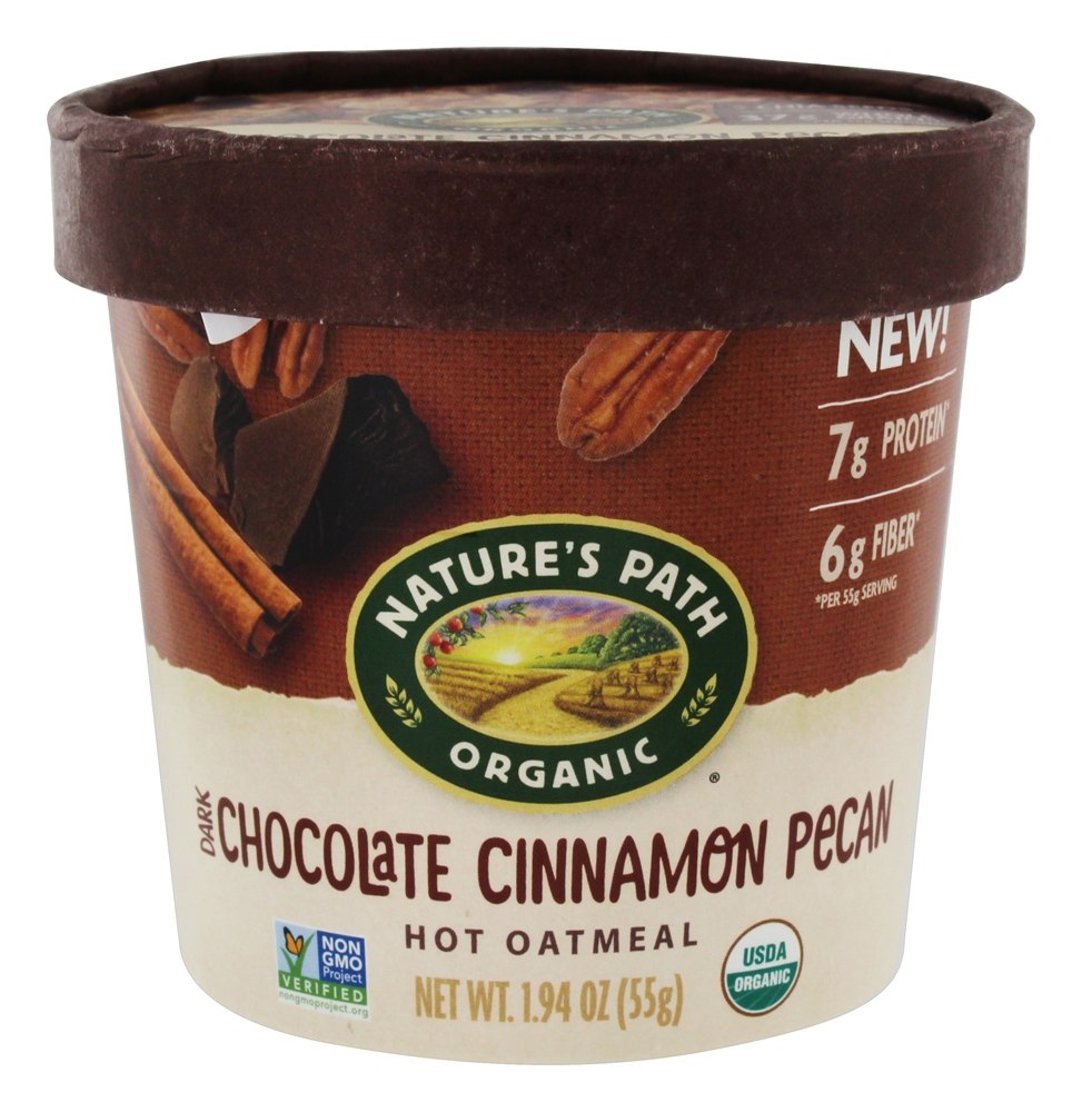 Comprar Oatmeal quente Chocolate escuro Canela Pecan - 1.94 oz. Nature's Path Organic