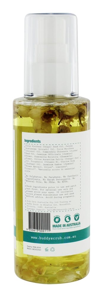 Comprar Óleo Corporal Natural Jasmine & Camomila - 4.23 fl. oz. Buddy Scrub - Imagem 2