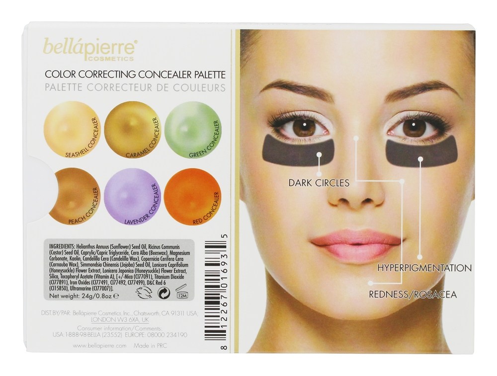 Comprar Paleta de corretivo para correção de cores Bellapierre - Imagem 2