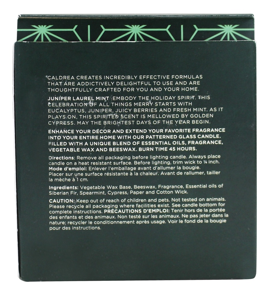 Comprar Vela Zimbro Loureiro Hortelã - 8.1 oz. Caldrea - Imagem 2