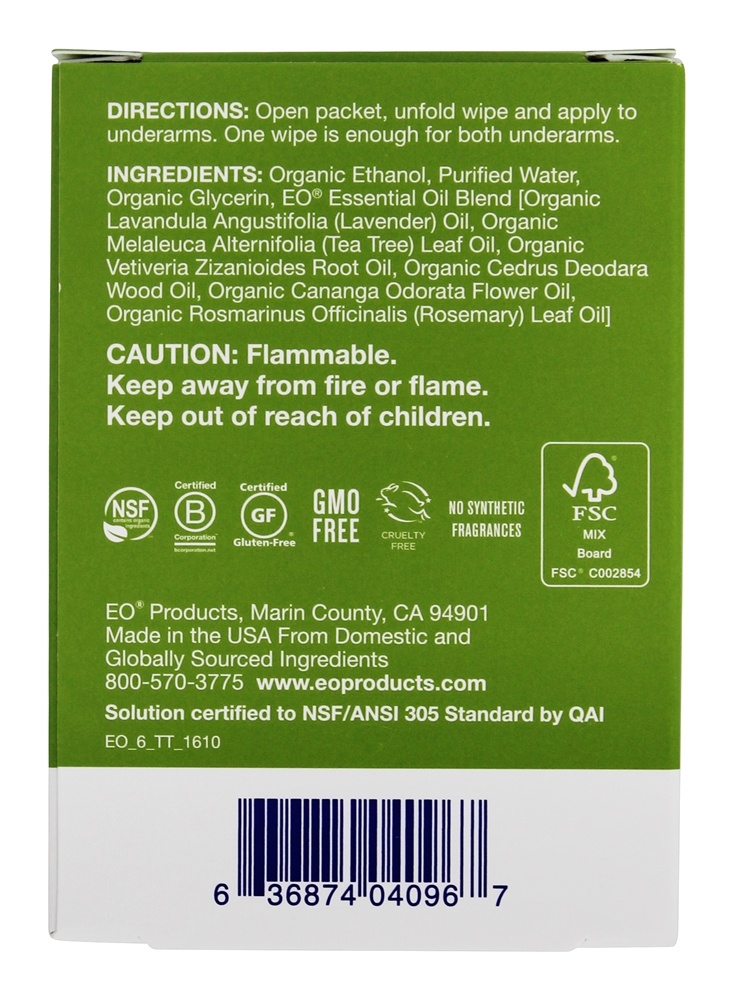 Comprar Desodorante Natural Limpa a Árvore do Chá - 6 Pacote (s) EO Products - Imagem 2