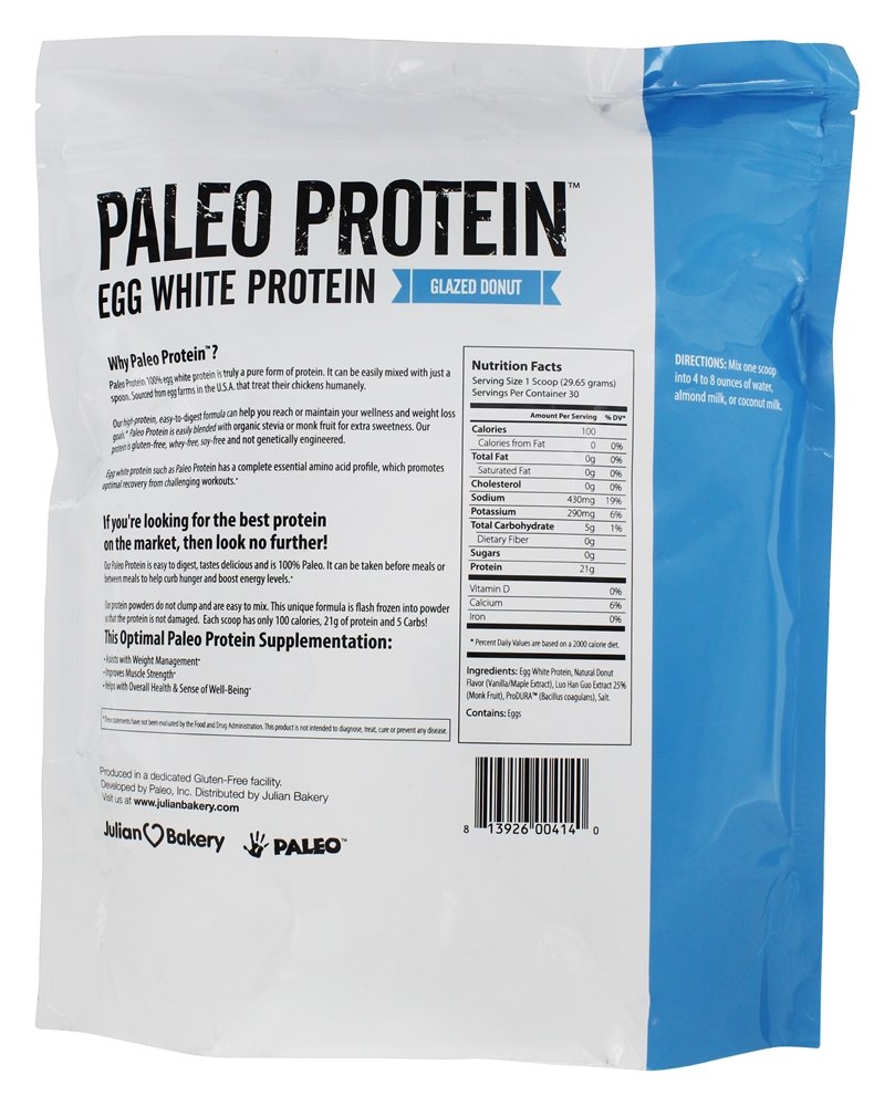 Comprar Proteína de clara de ovo de clara de proteína de clara de ovo Paleo - 1.96 lbs. Julian Bakery - Imagem 2