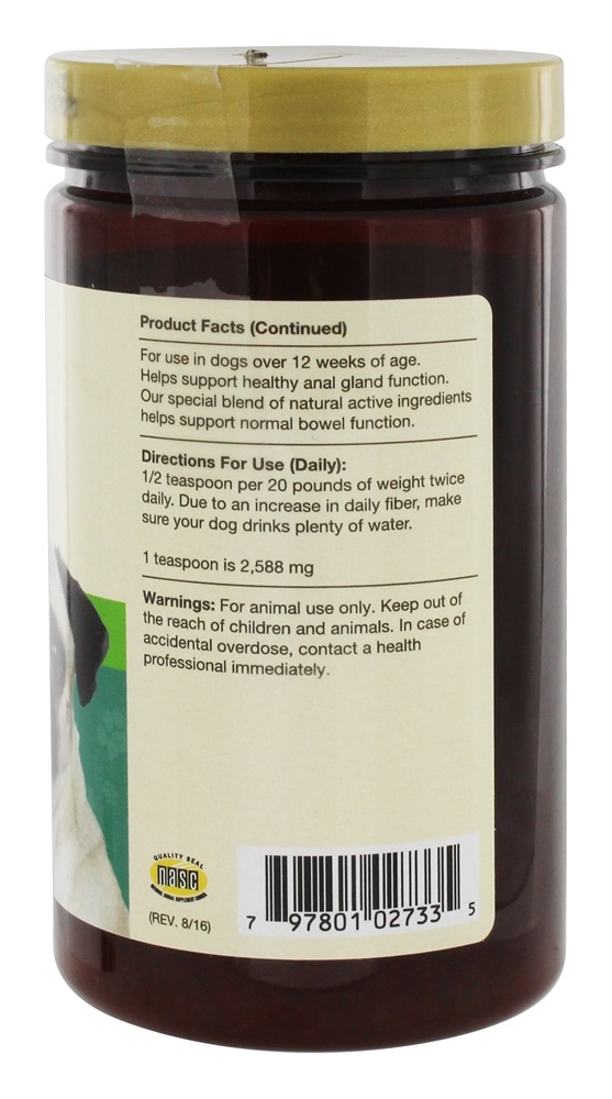 Comprar Nenhum pó do suplemento de Scoot para cães - 5.4 oz. NaturVet - Imagem 3