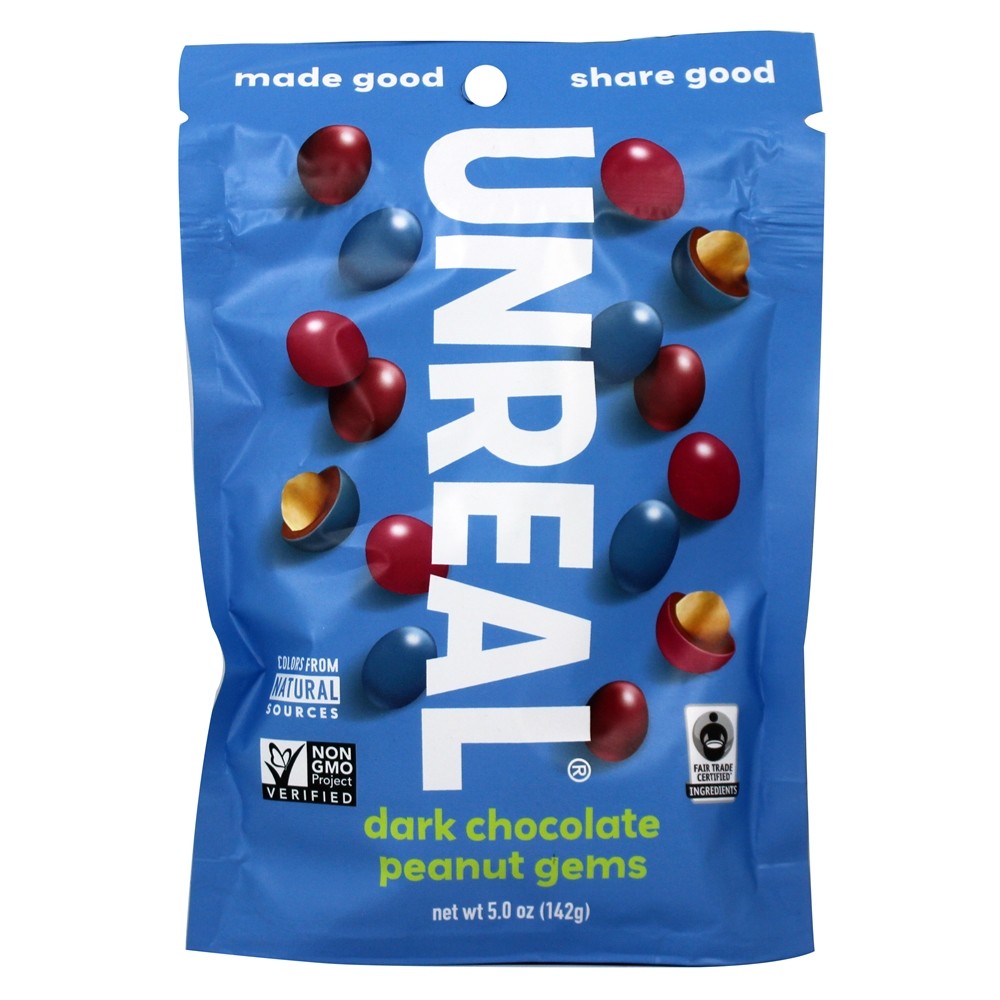 Comprar Gemas de amendoim chocolate escuro - 5 oz. Unreal