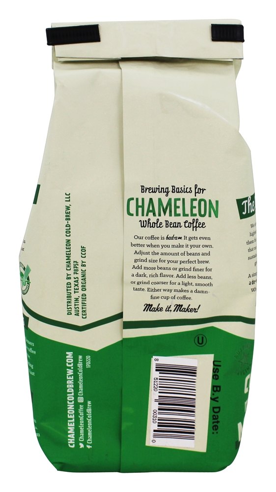 Comprar Feijão inteiro Café orgânico México Chiapas - 12 oz. Chameleon Cold-Brew - Imagem 3