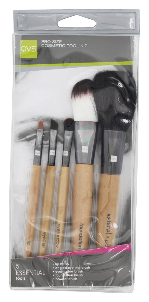 Comprar Kit de ferramentas de pincéis cosméticos tamanho Pro - 5 Contagem QVS