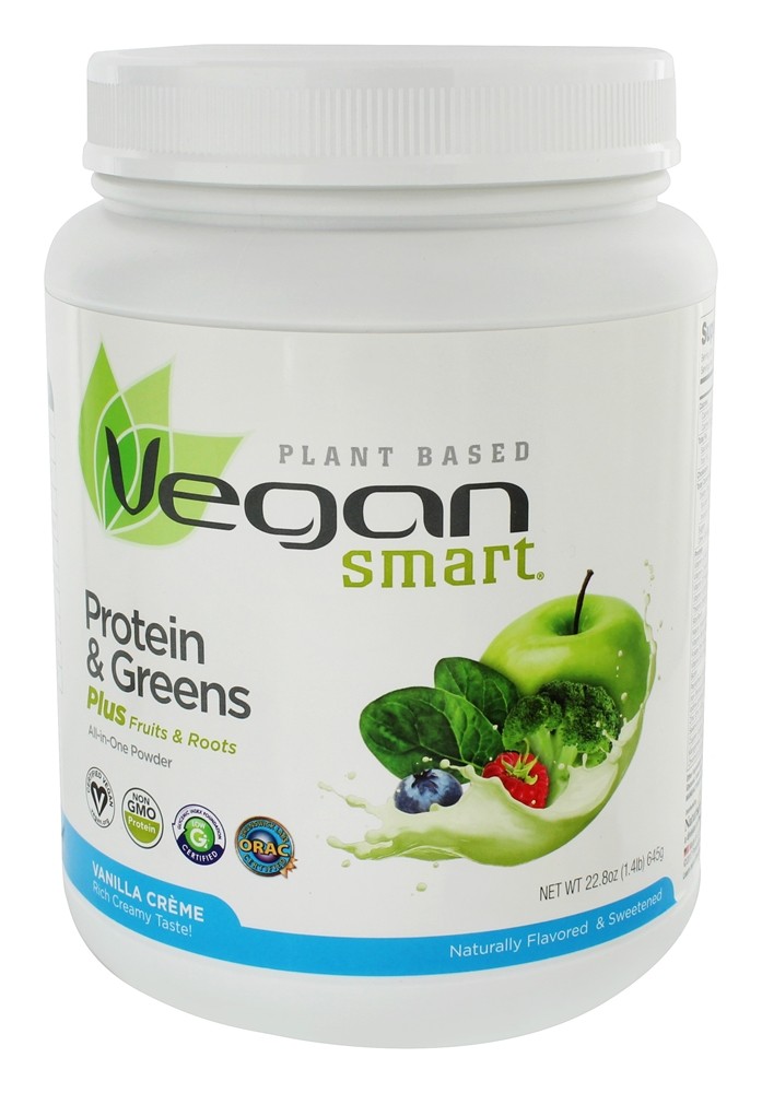 Comprar VeganSmart Proteínas & Verduras em Pó Sabor Creme de Baunilha - 22.8 oz. Naturade