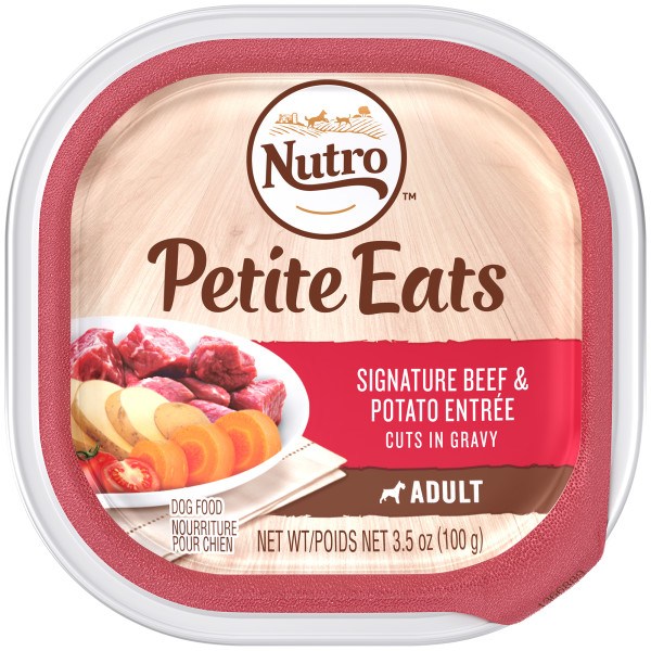 Comprar Petite Come Molhado Adulto Cão Comida Assinatura Carne & Batata Entrada - 3.5 oz. Nutro