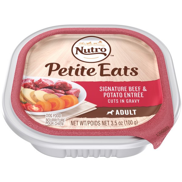 Comprar Petite Come Molhado Adulto Cão Comida Assinatura Carne & Batata Entrada - 3.5 oz. Nutro - Imagem 3