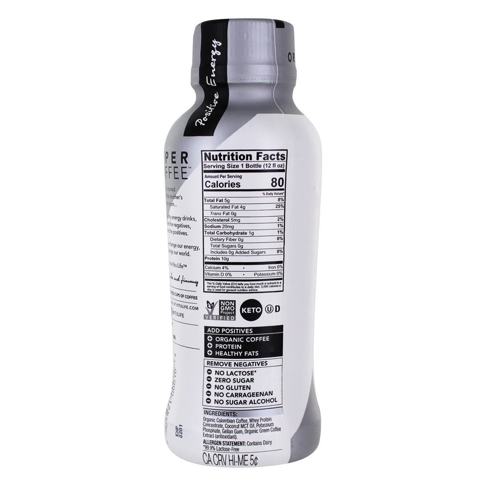 Comprar Super Café com Proteína + Óleo Original MCT - 12 fl. oz. Kitu - Imagem 2
